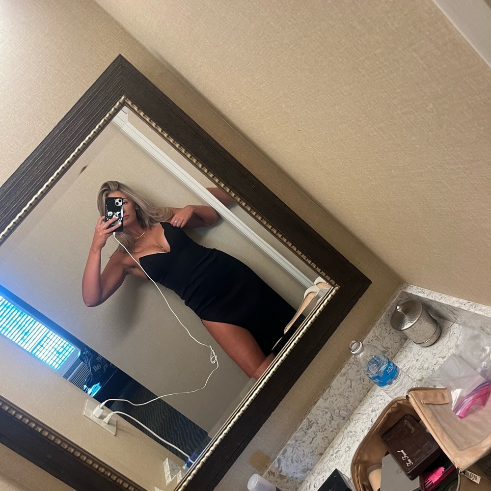 A black dress I wore to marine ball!